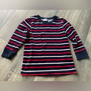 Polarn O Pyret PoP Velour Striped Shirt Scandi Swedish Euro